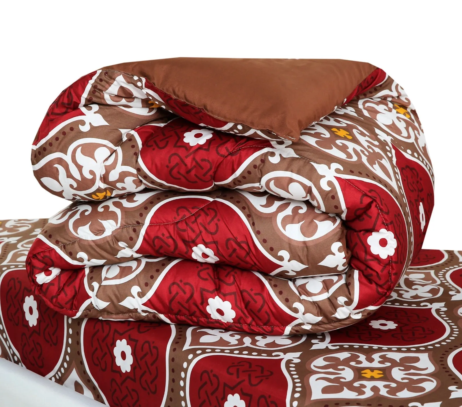 1 PC Single Comforter-14944Brown Crown