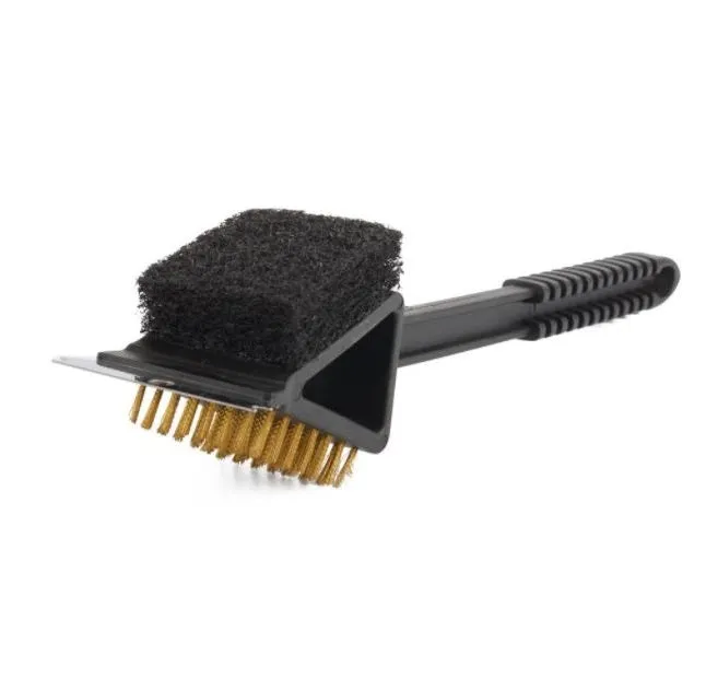 14" BBQ Cleaning 3 in 1 Grill Brush