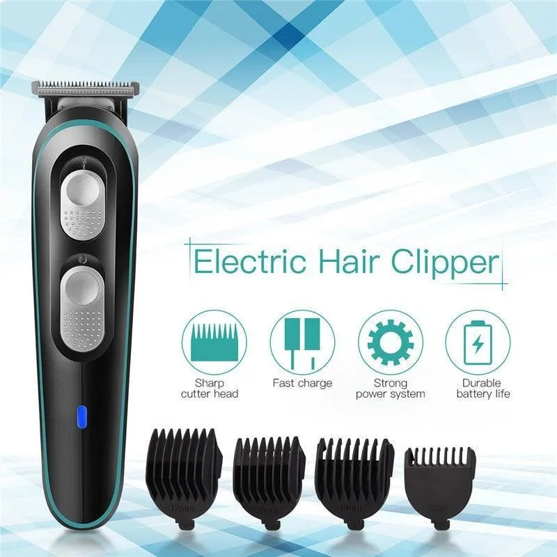 2 In 1 Electric Hair Clipper Beard Trimmer For Men Cordless