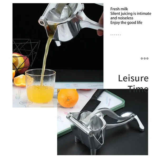 2313 Aluminum Alloy Manual Fruit Press Juicer Fruit Hand Squeezer Heavy Duty