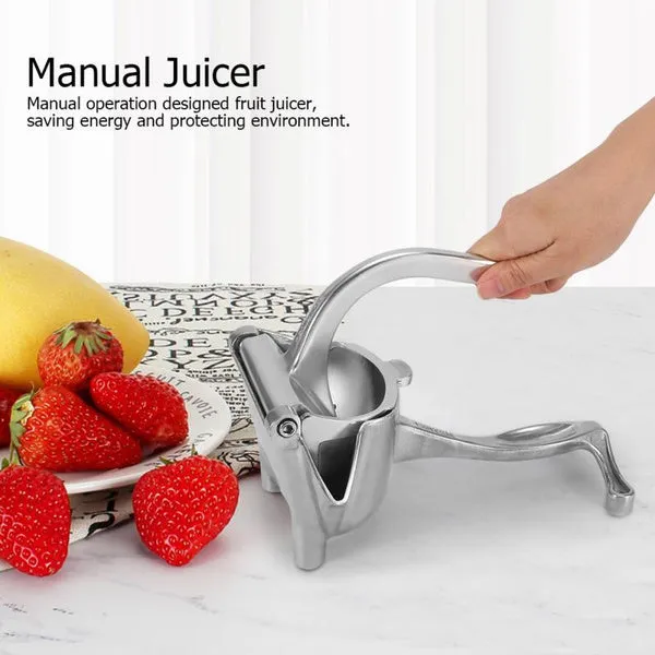 2313 Aluminum Alloy Manual Fruit Press Juicer Fruit Hand Squeezer Heavy Duty