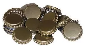 250 x Gold Crown Caps for Standard Crown Beer Bottles