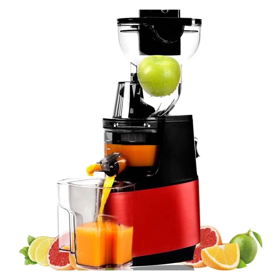 250w powerful 90mm large  diameter wide mouth Fruit nutrition slow juicer Fruit Vegetable Tools Multifunctional  Fruit Squeezer