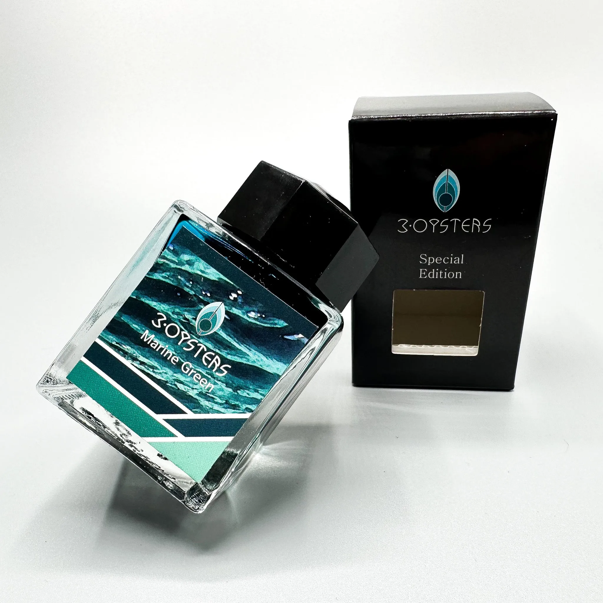 3 Oysters Marine Green (38ml) Bottled Ink (Delicious)