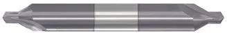 300-002006B: #4 Carbide Center Drill (Combo Drill/Countersink)- 82 deg, 5/16 Shank,  2-1/8 OAL, AlTiN, USA