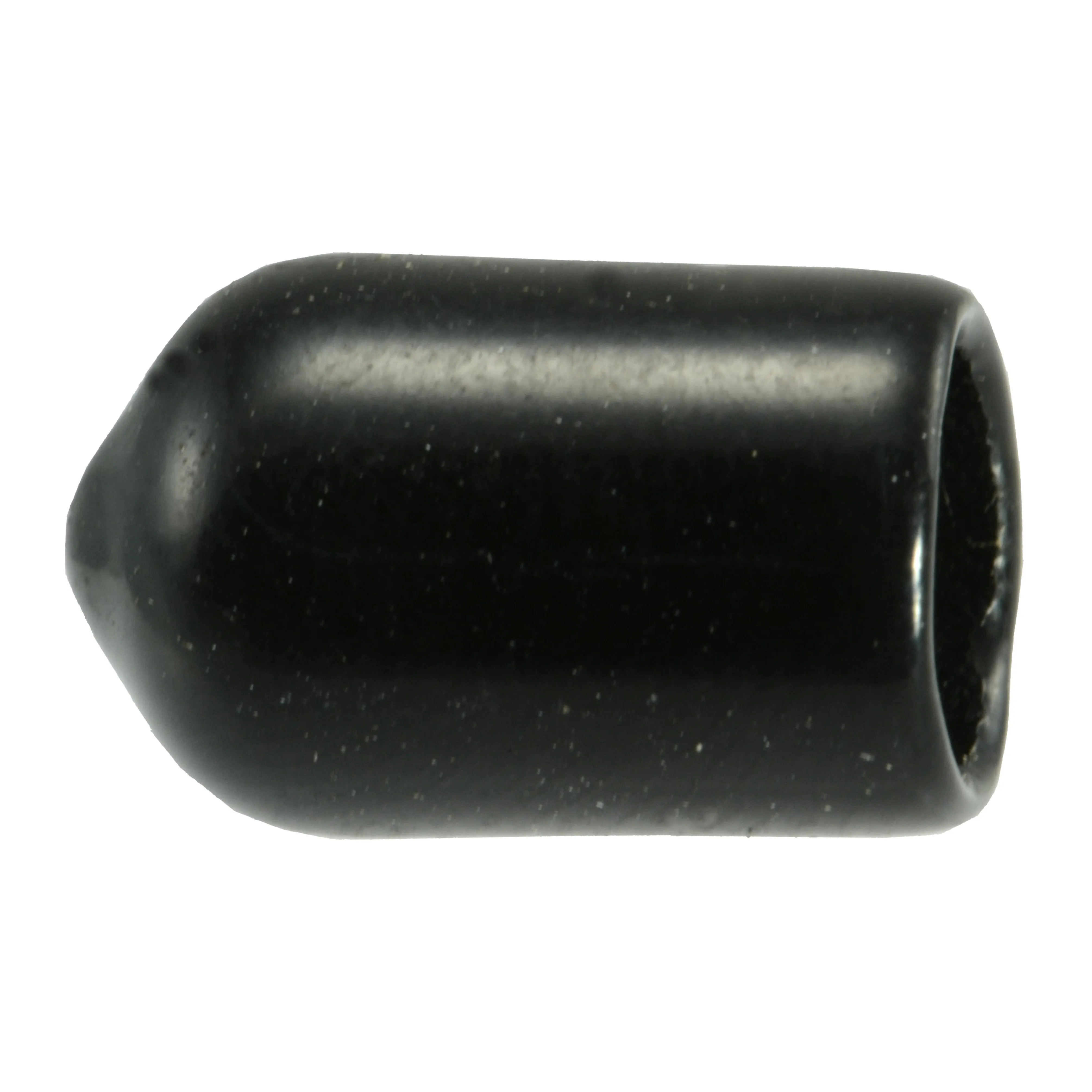 3/8" x 5/8" Black Vinyl Plastic Vacuum Caps (4 pcs.)