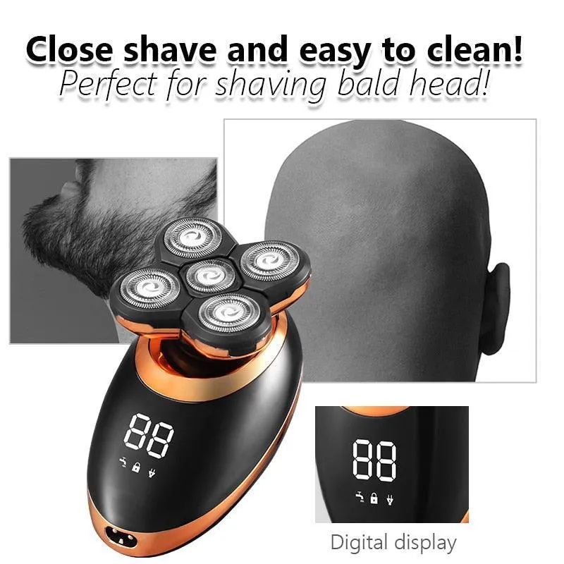 3In1 Professional Electric Shaver USB Rechargeable Washable Men's Five