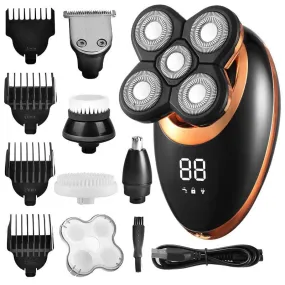 3In1 Professional Electric Shaver USB Rechargeable Washable Men's Five