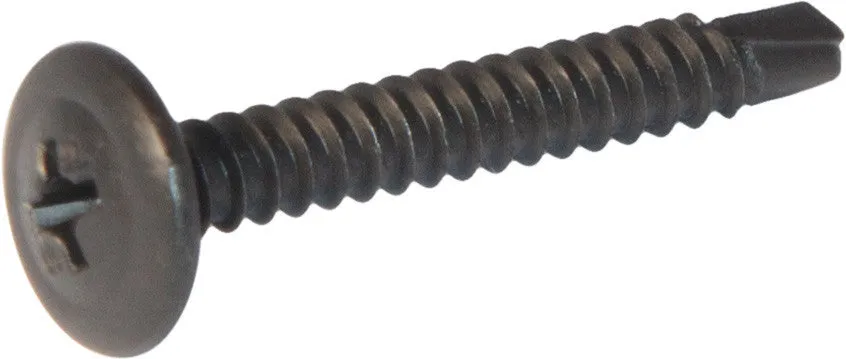 8-18 x 3/4 Phillips Modified Truss Self Drill Screw Black