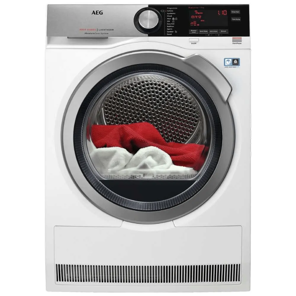 AEG T8DEC946R 9Kg 8000 Series Heat Pump Tumble Dryer - White