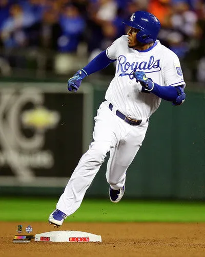 Alcides Escobar "All the Way" KC Royals 2015 World Series Premium 16x20 Poster Print