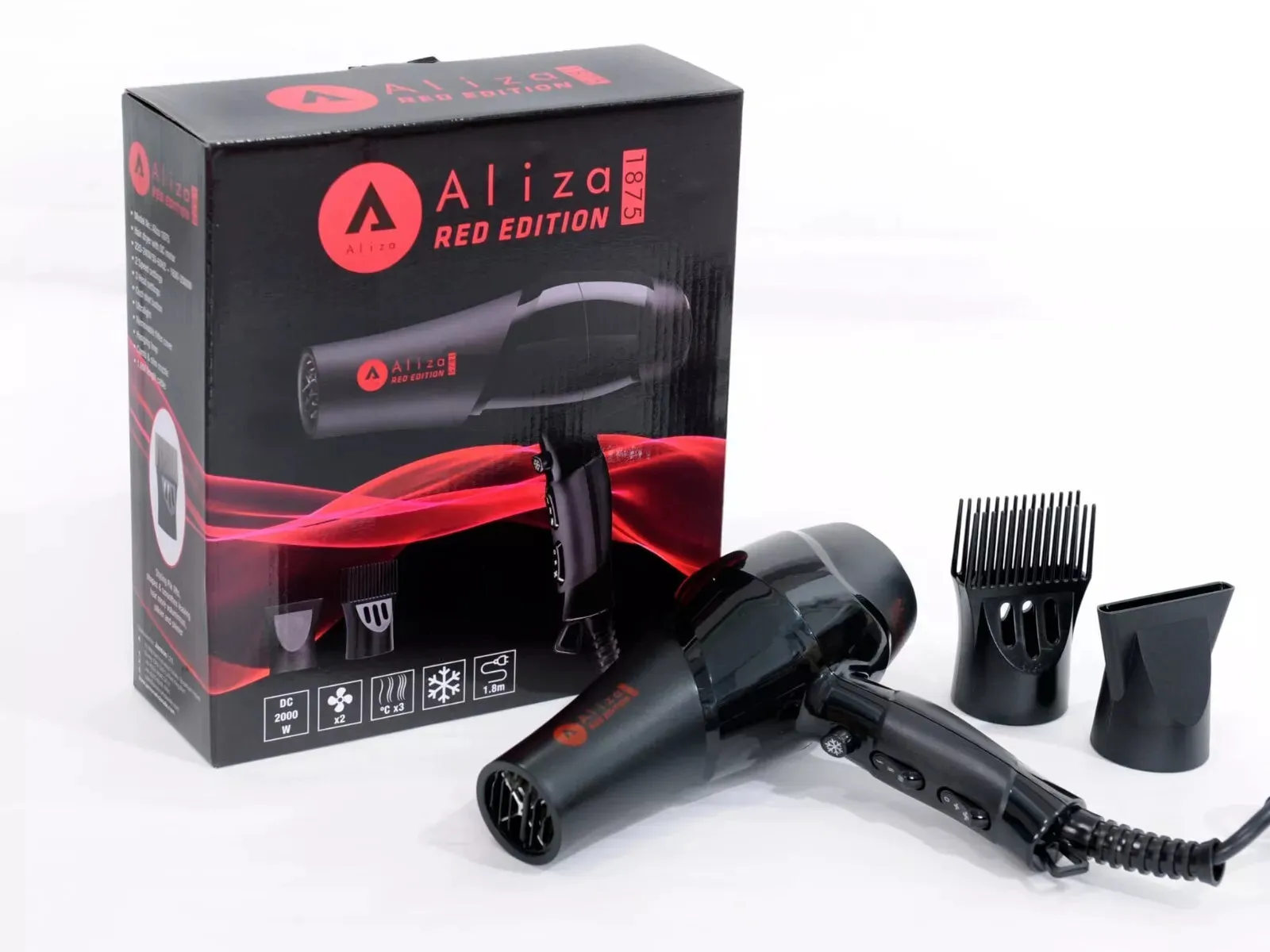 Aliza Professional Hair Dryer Red Edition 1875