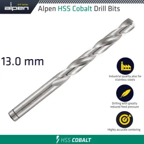 ALPEN HSS COBALT BULK DIN 338 RN,  13.0 ALP6130130