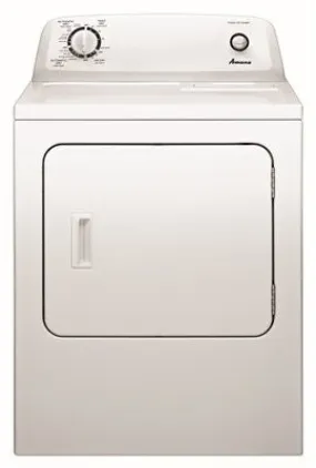 Amana&reg; 6.5 Cu. Ft. Front Load Gas Dryer, White, 7 Drying Cycles