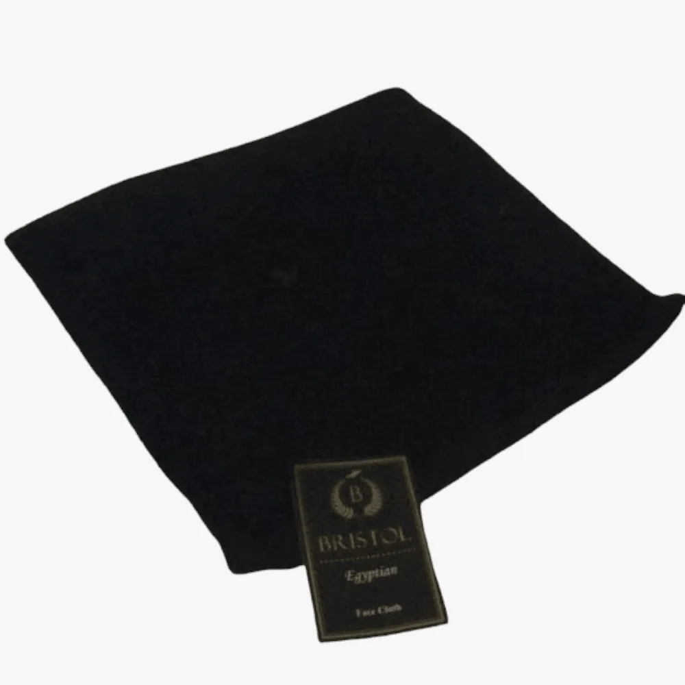 Aria Premium Collection Face Towel Black