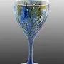 Art on Glass Kiddush Cup