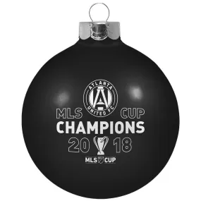 Atlanta United FC 2018 MLS Cup Champions Glass Ball Christmas Tree Ornament