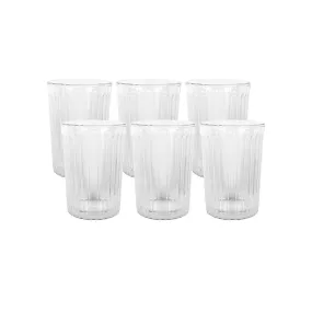 Avanti Rigato Double Wall Set Of 6 250ml