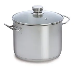 Baccarat Gourmet Stainless Steel Stockpot with Glass Lid 30cm