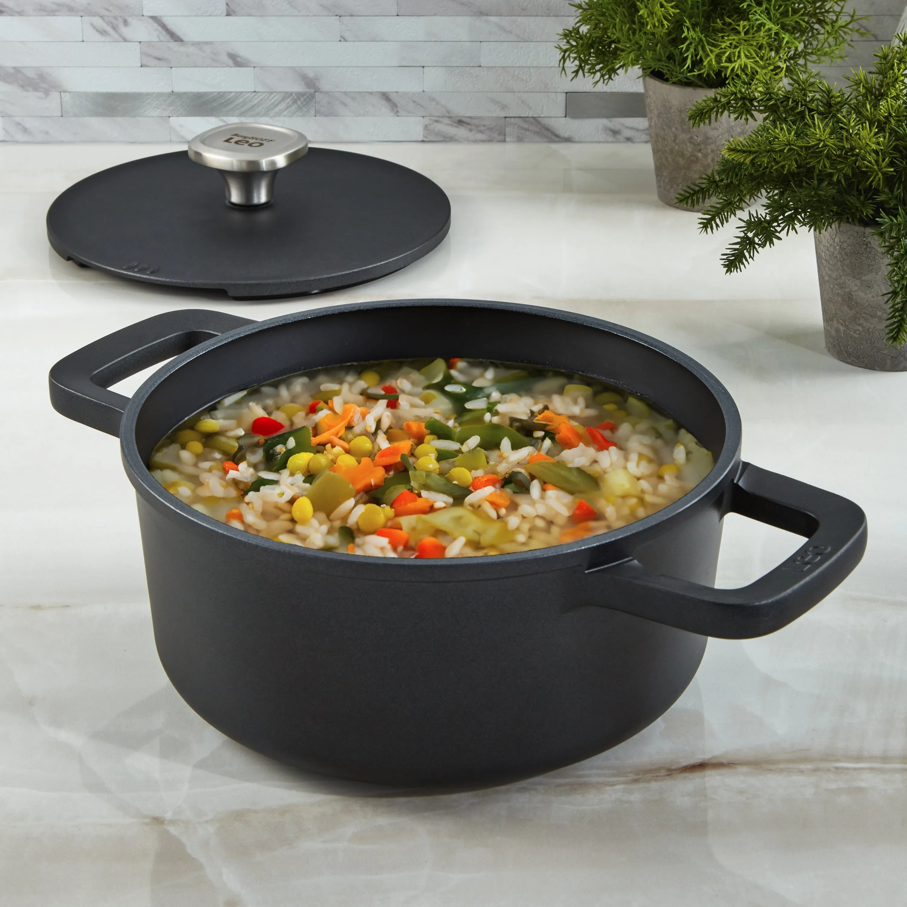 BergHOFF Leo Phantom Nonstick Ceramic 8" Stockpot 2.7qt., Recycled