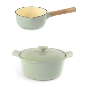 BergHOFF Ron 3Pc Cast Iron Cookware Set , Green