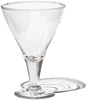 Blown Glass Triangle Dessert Cup