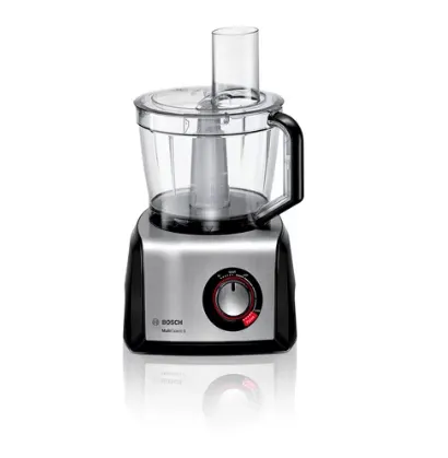 Bosch MC812M853G Food processor MultiTalent 8 1250 W Black, Brushed stainless steel