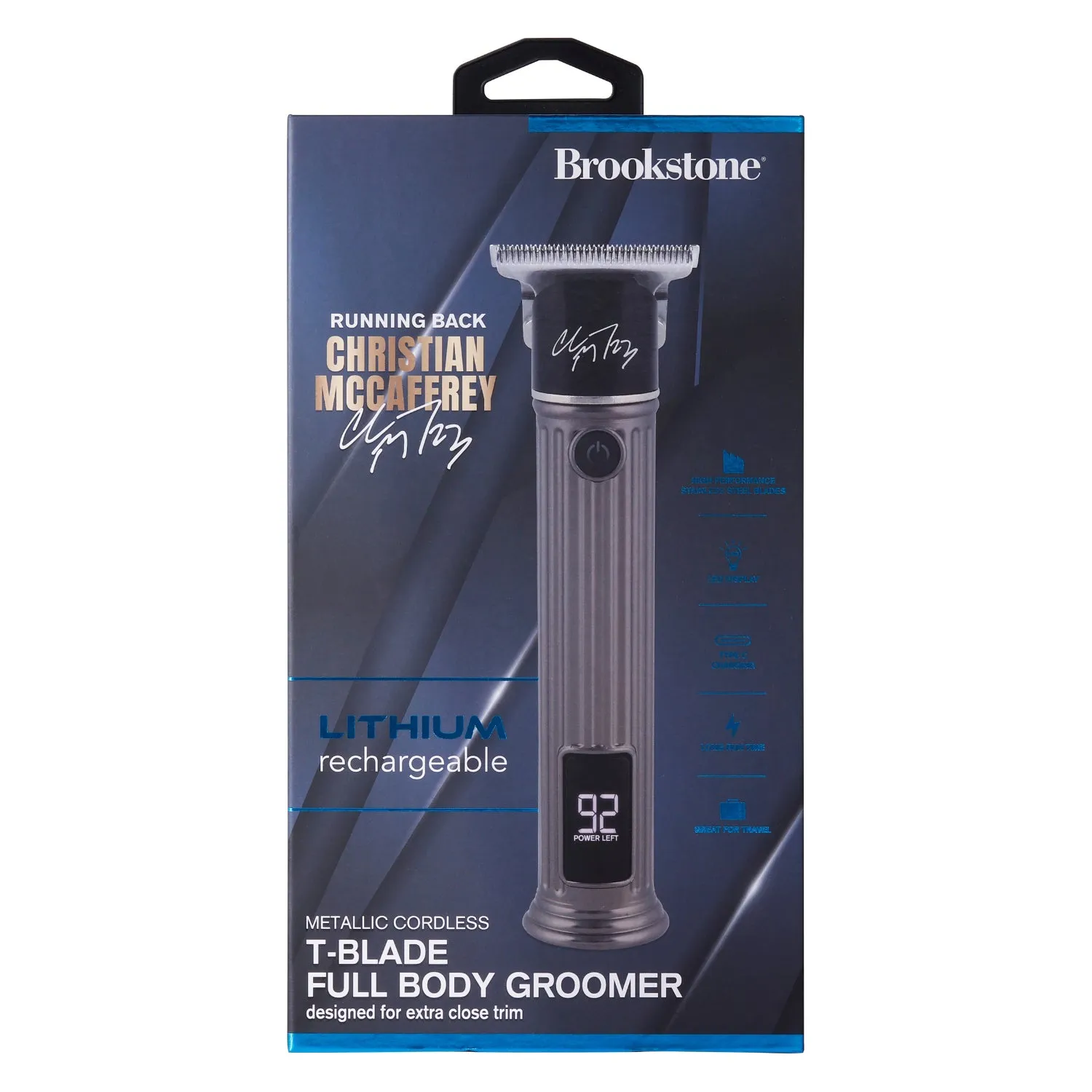 Brookstone x Christian McCaffrey - Rechargeable Hair Clipper Kit