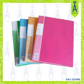 CAMPAP CM8030 CLEAR BOOK 60 POCKET FILE A4