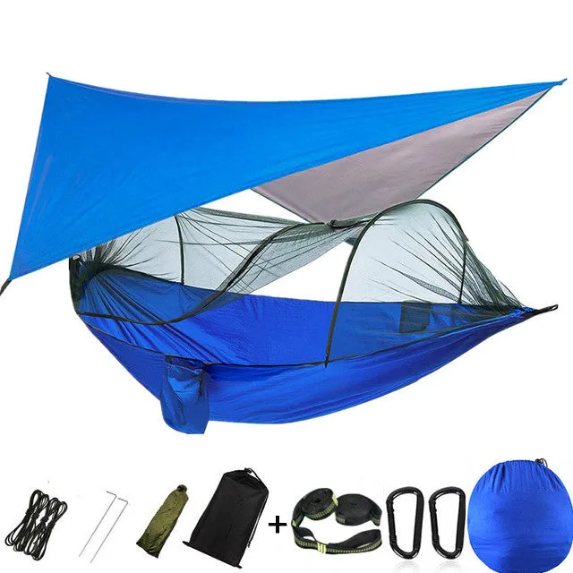 Camping Hammock with Mosquito Net and Rainfly Tarp