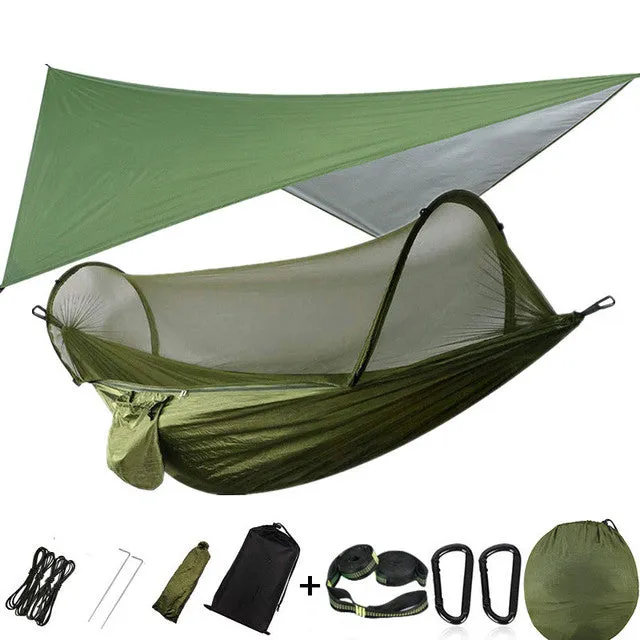 Camping Hammock with Mosquito Net and Rainfly Tarp