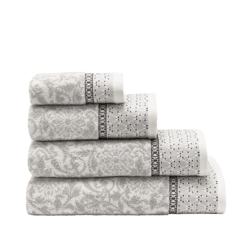 Charme Grey Bath Linen Collection