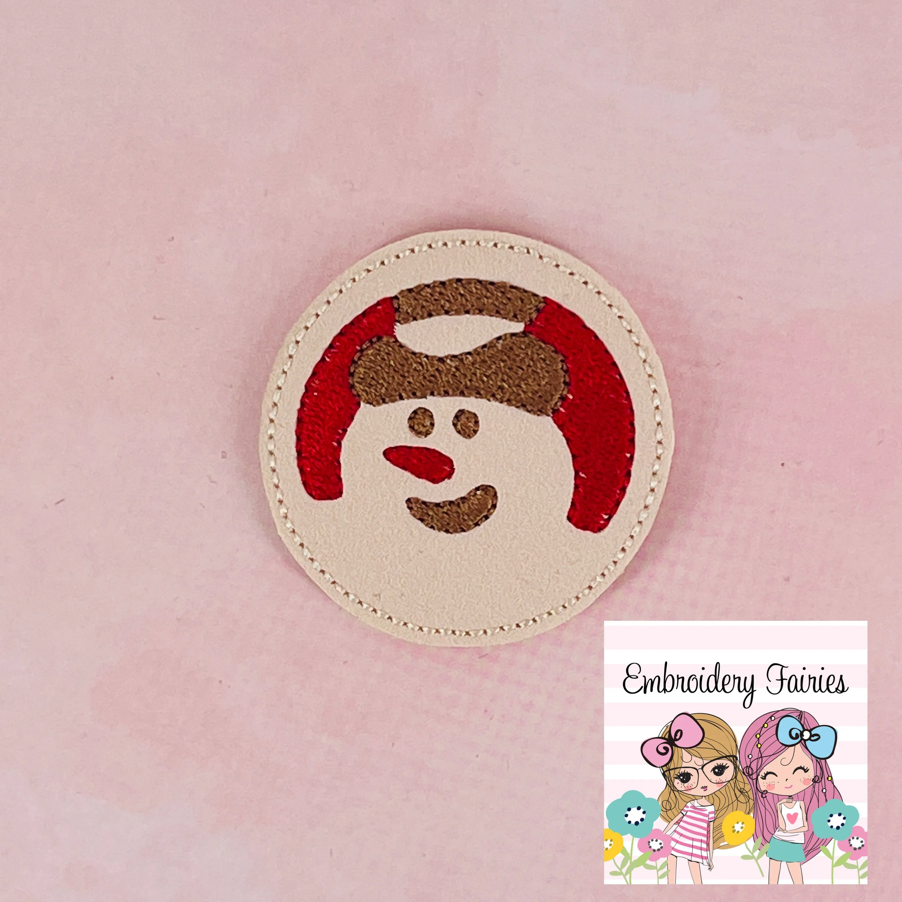 Christmas Cookie Snowman Feltie Design