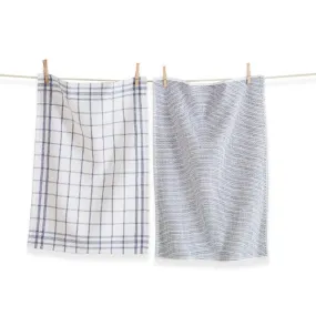 Classic Terry Dish Towel Set, Blue