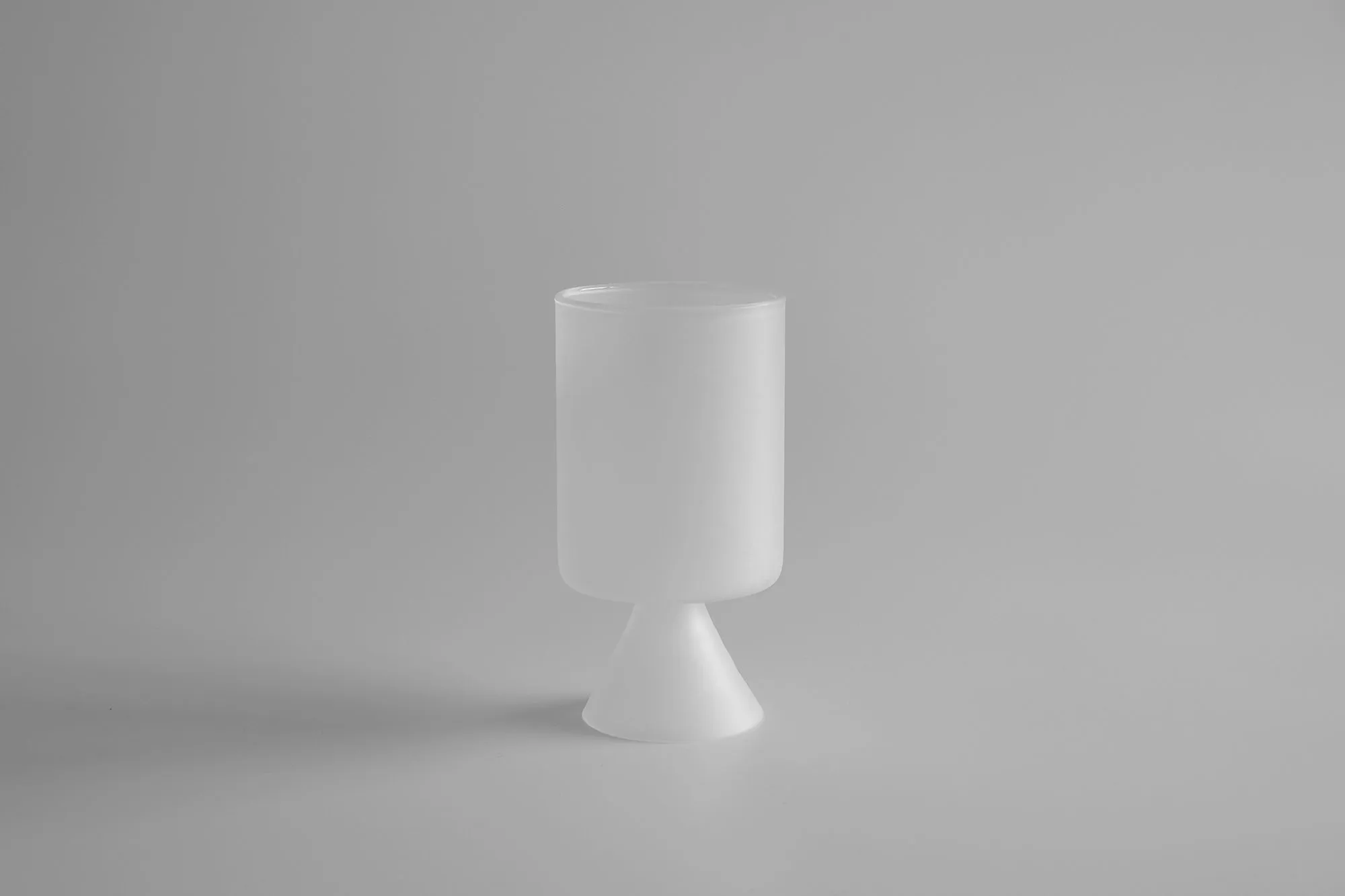 Clear b | Frosted Glass Cup