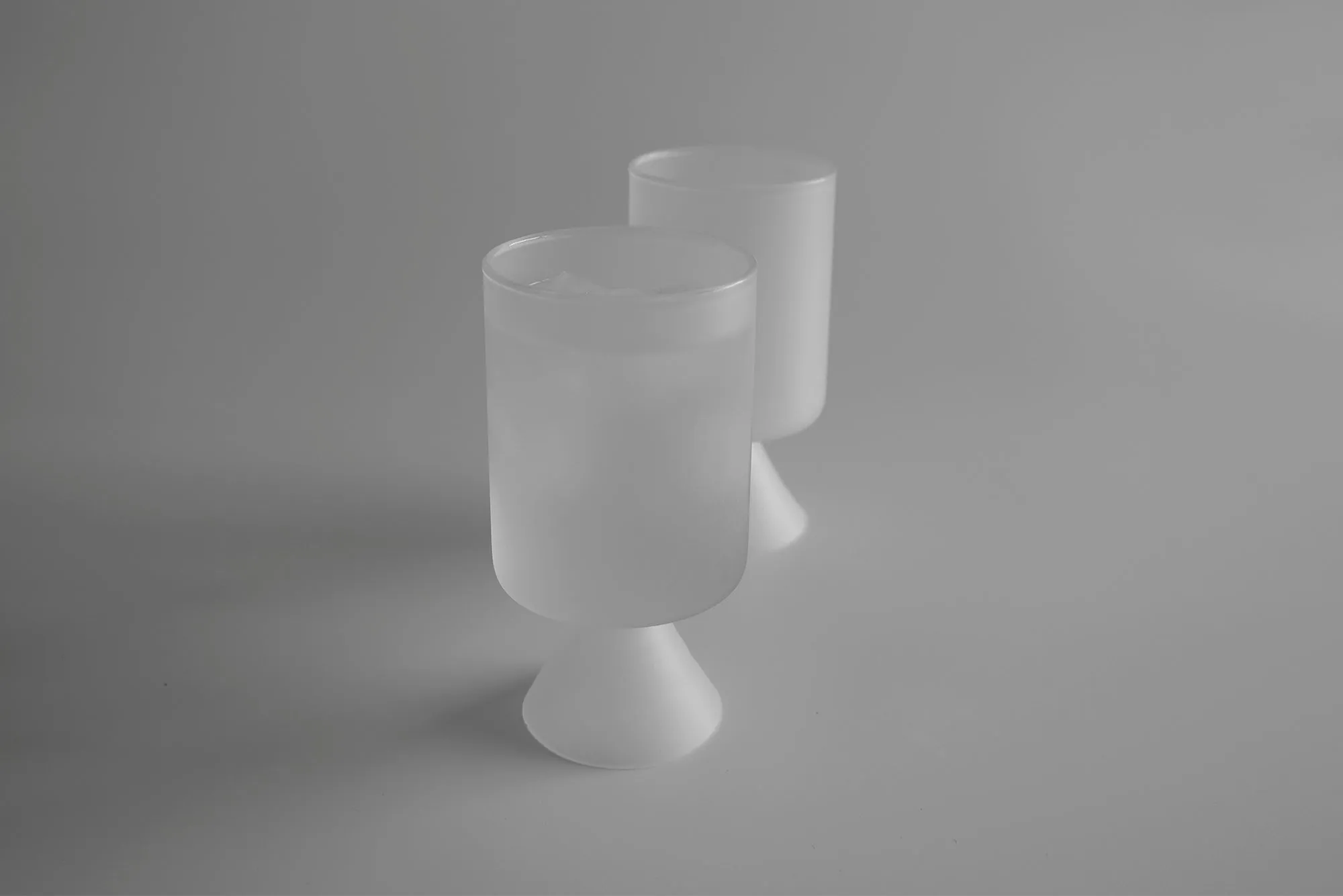 Clear b | Frosted Glass Cup