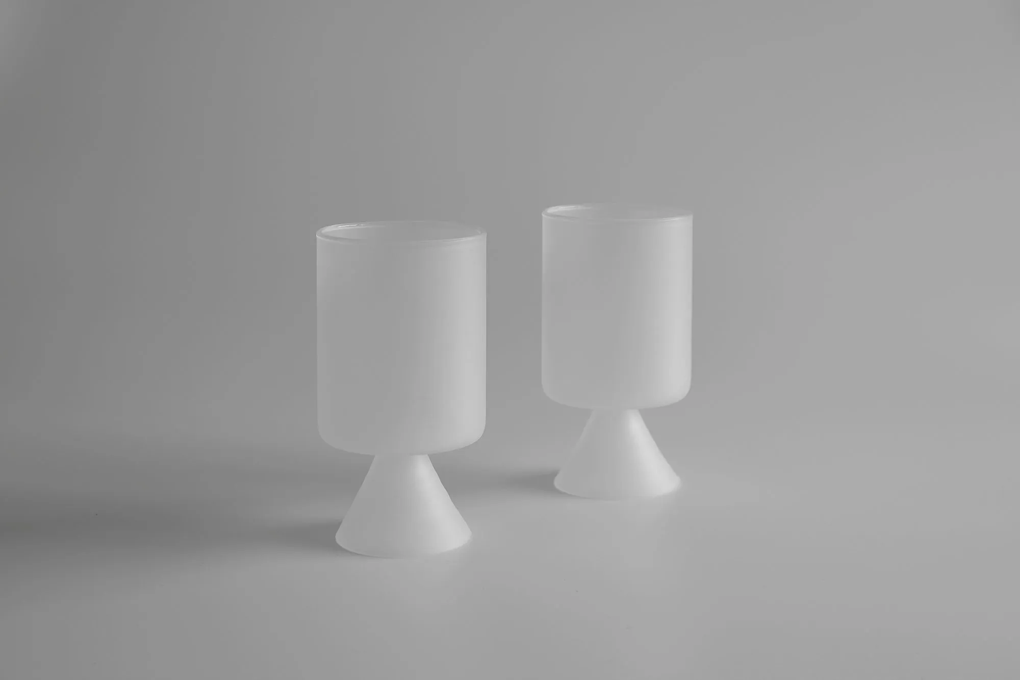 Clear b | Frosted Glass Cup