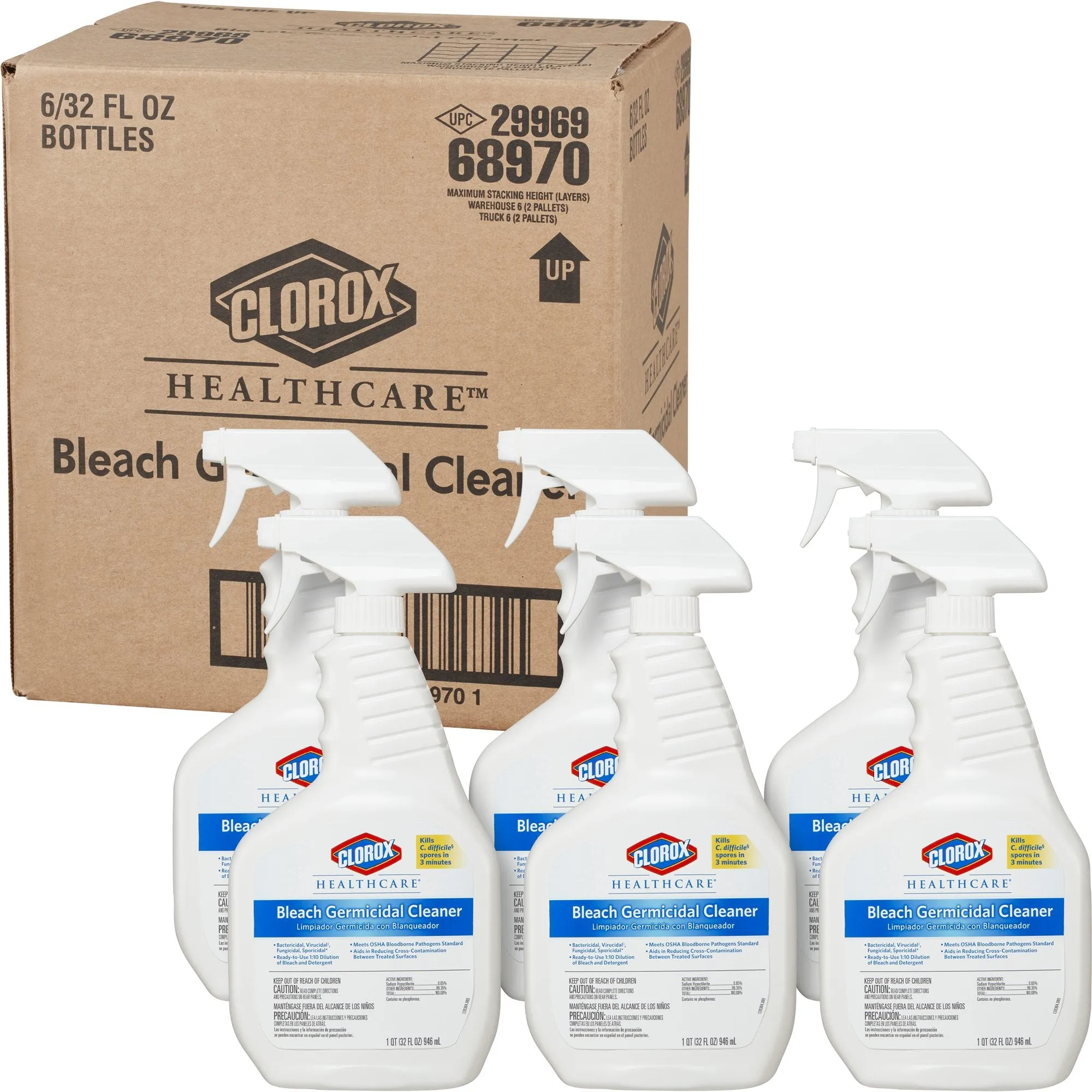 Clorox Healthcare Surface Disinfectant Cleaner, Spray, 32 oz