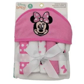 Danawares Minnie Mouse Hooded Towel and Washcloths