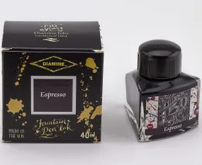 Diamine Anniversary Fountain Pen Ink 150 years - Espresso 40ml