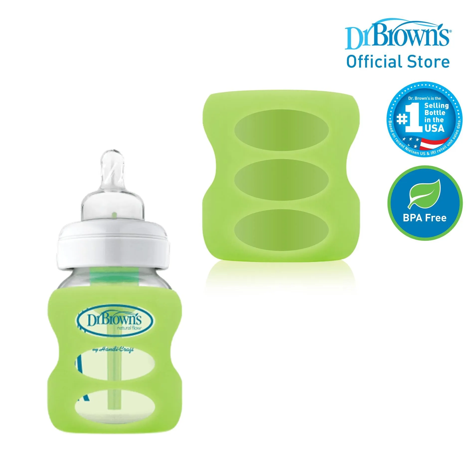 Dr. Brown's Wide Neck Glass Bottle Sleeve (5oz)