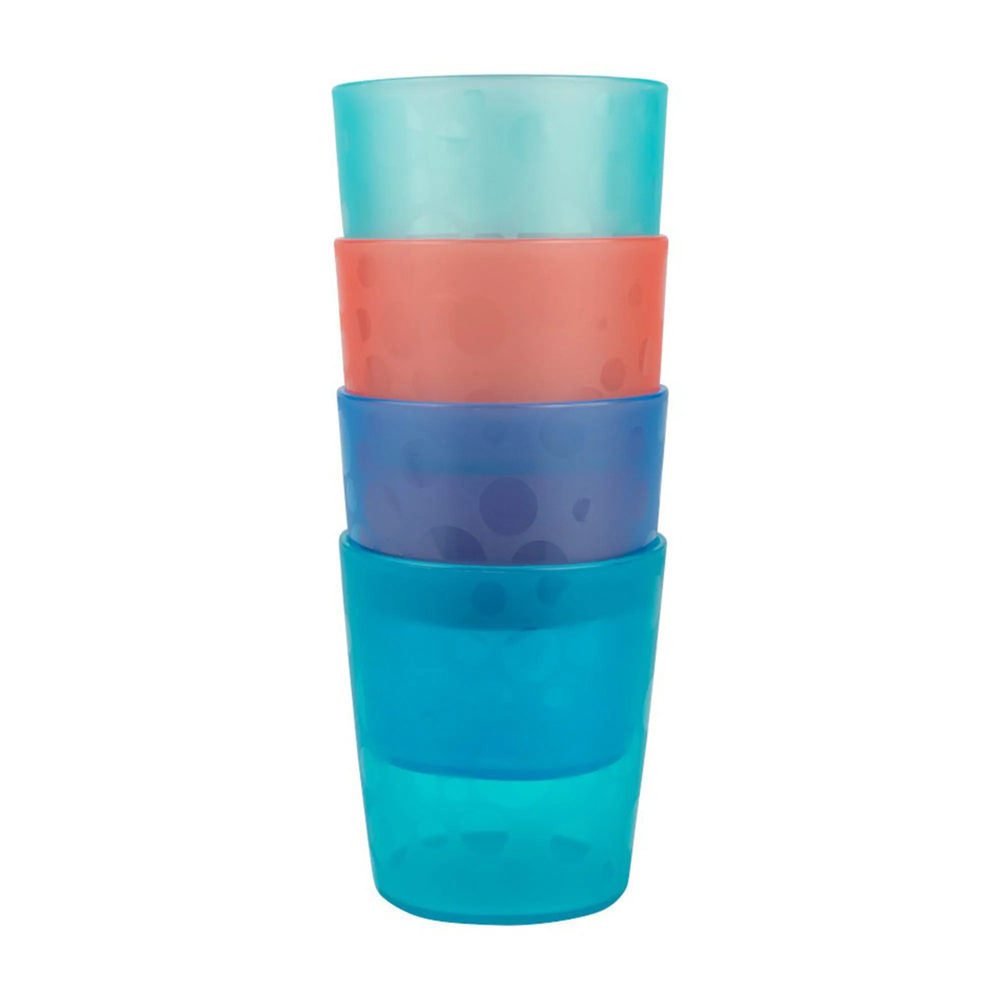 Dr.Brown's Weaning Accessory Toddler Tumblers (Pack of 4) (18 to 48 Months) Multicolor