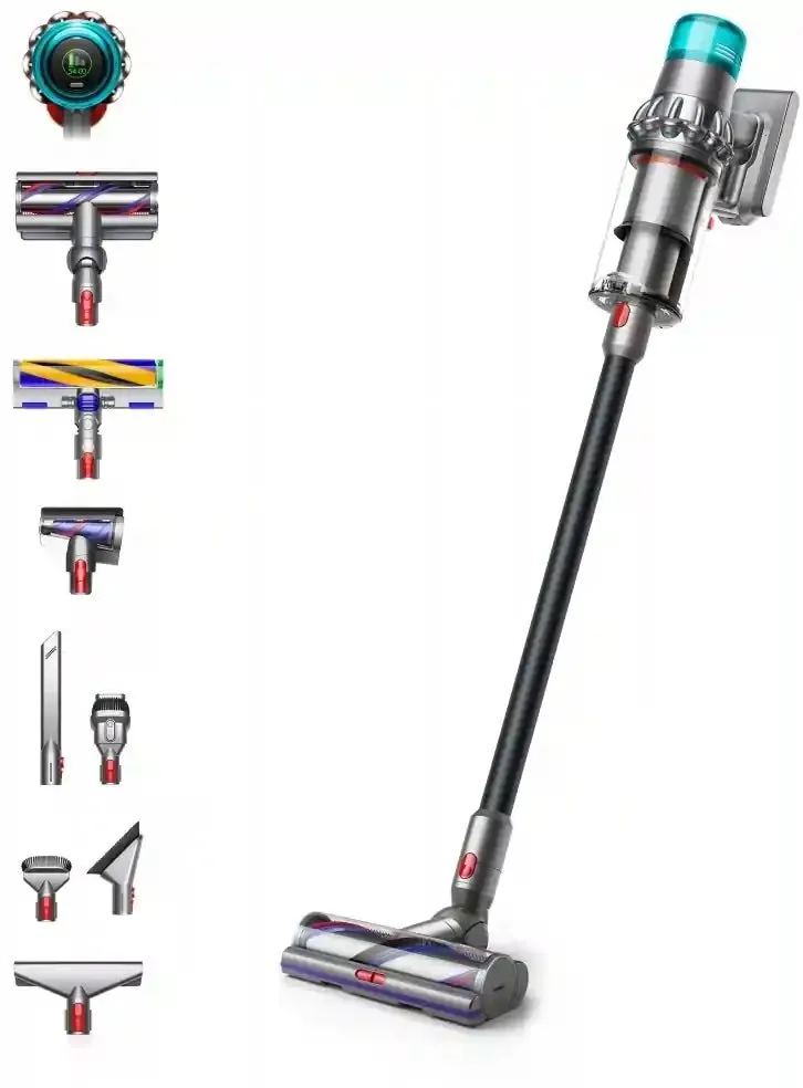 Dyson V15 Total Clean Cordless Stick Vacuum Cleaner - 60 Minutes Run Time, Black