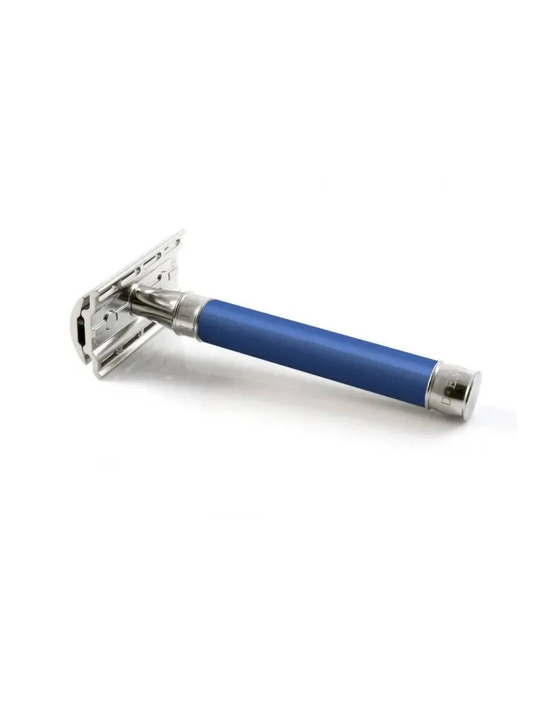 Edwin Jagger - DESS3BL 3ONE6 Stainless Steel Double Edge Safety Razor, Blue