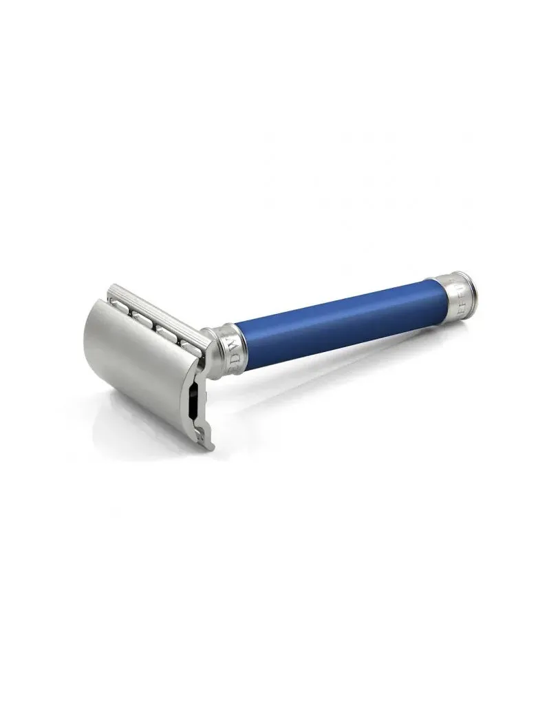 Edwin Jagger - DESS3BL 3ONE6 Stainless Steel Double Edge Safety Razor, Blue