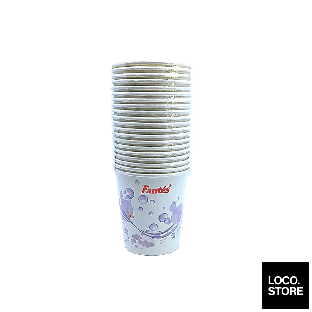 Fantes Disposable Paper Cup 6Oz X 20S