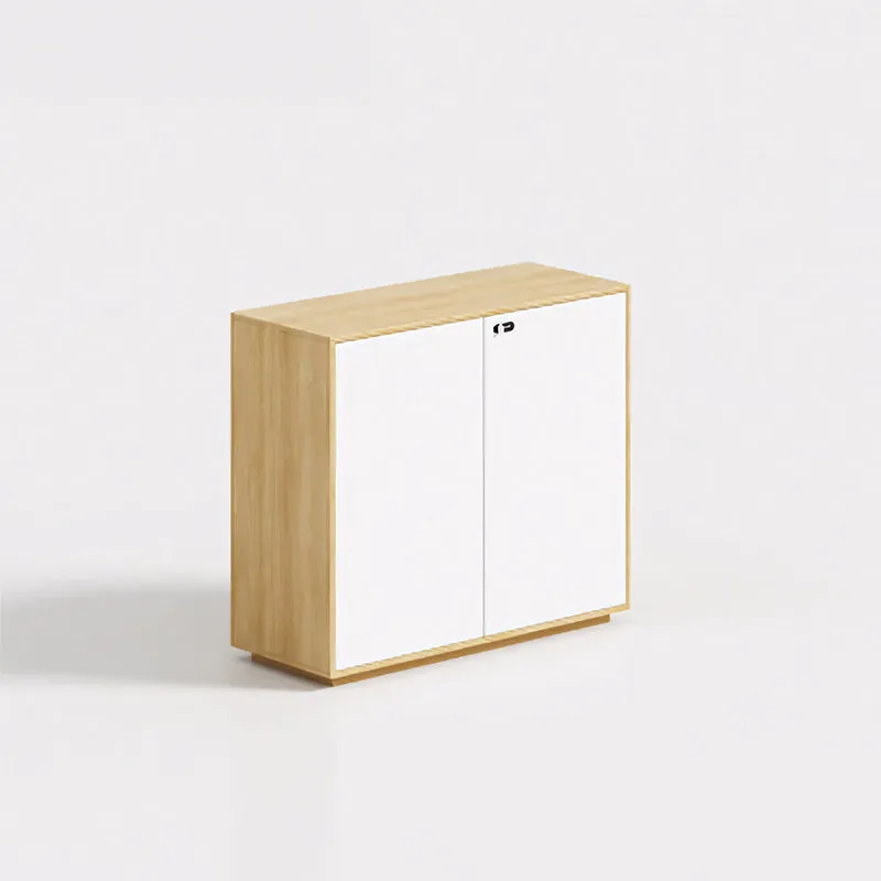 File Cabinet, Office Low Cabinet, Wooden, Simple Design