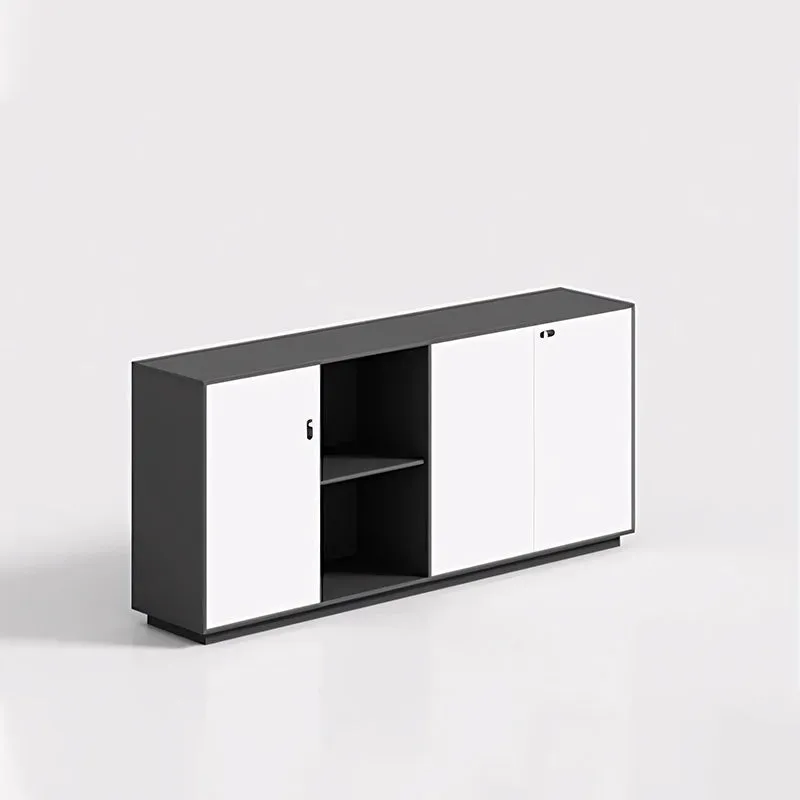 File Cabinet, Office Low Cabinet, Wooden, Simple Design