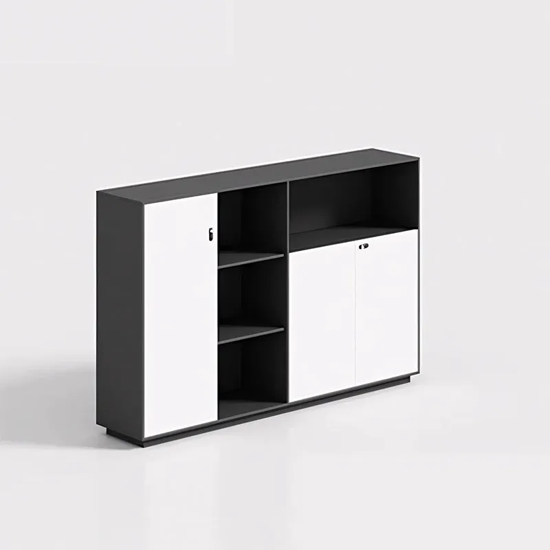 File Cabinet, Office Low Cabinet, Wooden, Simple Design