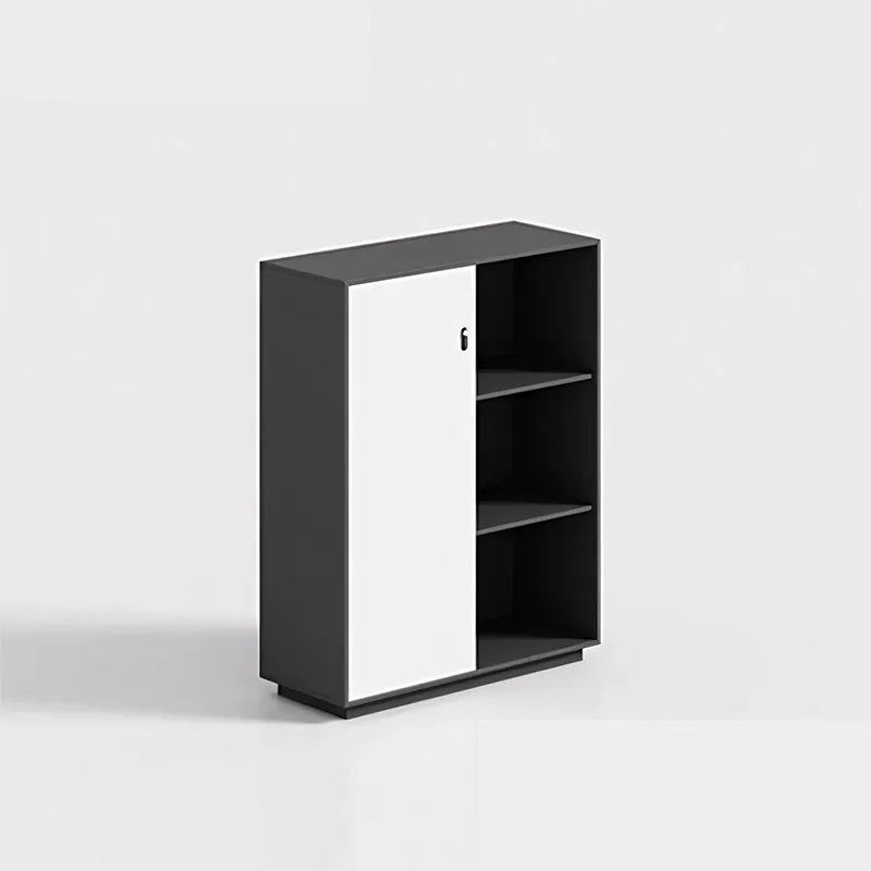 File Cabinet, Office Low Cabinet, Wooden, Simple Design